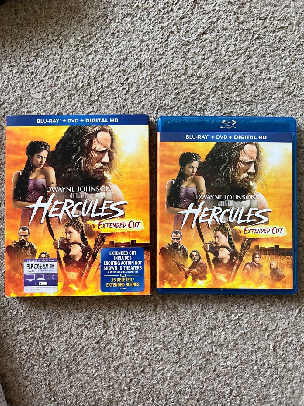 Hercules Blu-ray + DVD / Theatrical + Extended Cut